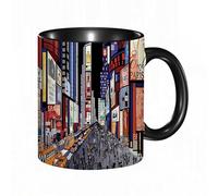 QFSDGY Tasse à Café | Tasse Céramique Fine | Cadeau Original | 330ml | Mug avec Anse | Cadeau Original pour Homme et Femme | Illustration vectorielle d'un motif floral sans raccord avec un oiseau pr