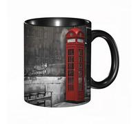 QFSDGY Tasse à Café | Tasse Céramique Fine | Cadeau Original | 330ml | Mug avec Anse | Cadeau Original pour Homme et Femme | Un voilier classique flotte sur l'eau. Un bâtiment en forme de dôme se dr