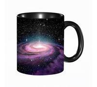 QFSDGY Tasse à Café | Tasse Céramique Fine | Cadeau Original | 330ml | Mug avec Anse | Cadeau Original pour Homme et Femme | galaxie étoiles dans l'espace céleste astronomique planètes