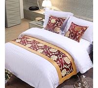 QFWMCW Chemins De Lit King Size Couvre-Lits Modernes Echarpe De Chemin De Lit Hotel Bedding Bande De Garniture De Lit De Couverture De Lit De Haute Qualité