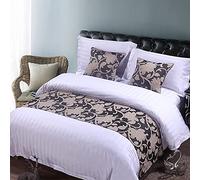 QFWMCW Chemins De Lit King Size Couvre-Lits Modernes Echarpe De Chemin De Lit Hotel Bedding Bande De Garniture De Lit De Couverture De Lit De Haute Qualité