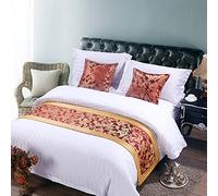 QFWMCW Chemins De Lit King Size Couvre-Lits Modernes Echarpe De Chemin De Lit Hotel Bedding Bande De Garniture De Lit De Couverture De Lit De Haute Qualité