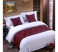 QFWMCW Chemins De Lit King Size Couvre-Lits Modernes Echarpe De Chemin De Lit Hotel Bedding Bande De Garniture De Lit De Couverture De Lit De Haute Qualité