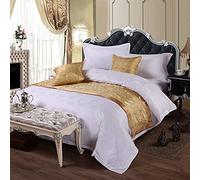 QFWMCW Chemins De Lit King Size Couvre-Lits Modernes Echarpe De Chemin De Lit Hotel Bedding Bande De Garniture De Lit De Couverture De Lit De Haute Qualité