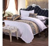 QFWMCW Chemins De Lit King Size Couvre-Lits Modernes Echarpe De Chemin De Lit Hotel Bedding Bande De Garniture De Lit De Couverture De Lit De Haute Qualité