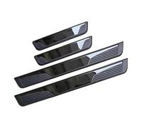 QFYANXUAN 4 Pièces Protection Seuil de Porte de Voiture pour Peugeot 308 SW II T9 I 2014-2017, Plaques Plinthes en Acier Inoxydable Anti Rayures Kick Plates,B