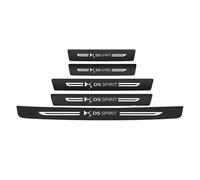QFYANXUAN 5 Pièces Protection Porte de Voiture pour DS 9 2020 2021 2022 2023 2024 2025, Protection Seuil de Porte de Voiture, Fibre De Carbone Plinthes Autocollant