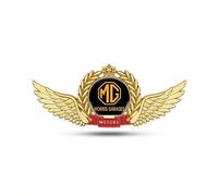 QFYANXUAN Auto Emblèmes Sticker pour MG ZS 2018-2023 2024 2025, 3D de Rechange Logo Body Stickers Insigne Autocollant Decal Décoration Voiture Styling Accessoires,C