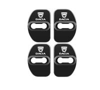 QFYANXUAN Couvercle de Serrure de Porte pour Dacia Duster 3 2024 2025, Acier Inoxydable Protection pour Serrure de Porte, Accessoires Décoration Antirouille Extérieurs, 4 Pièces