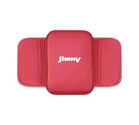 QFYANXUAN Housse pour Accoudoir de Voiture pour Suzuki Jimny, Rembourrage en Cuir Coussin Protection Console Central Accessoire Voiture Interieur,Red