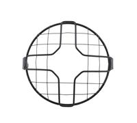 QGBKLZNZHP Capot Protection Phare Moto Protecteur De Phare Moto 7 Pouces Protection Lampe Maille Montage En Métal Masque Grille(J)