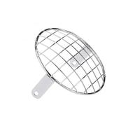 QGBKLZNZHP Capot Protection Phare Moto Protecteur De Phare Moto 7 Pouces Protection Lampe Maille Montage En Métal Masque Grille(B)