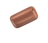 QGBKLZNZHP Étui Soleil Voiture pour Chery Pro 8 5X Amulet M11 Eastar Elara IQ Arrizo 2 7 Pro Étui Lunettes Soleil Voiture avec Pare-Soleil Intégré Organisateur Lunettes Automobiles(Cognac-1PCS)