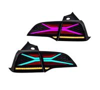 QGBKLZNZHP Feux ArrièRe Ensemble Pour Tesla Pour Modèle Pour 3 Pour Modèle Pour Y 2018-2023 Animation Démarrage Voiture RVB Ensembles Feux Arrière X-Men(EUR OF RGB)