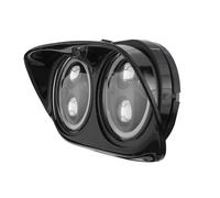 QGBKLZNZHP Optique De Moto Ronde Pour Davidson Faisceau Haut/bas Rond Projecteur 1 Pièce Phare Double Phare LED Moto Rond