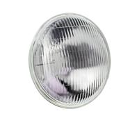 QGBKLZNZHP Optique De Moto Ronde Pour Dyna Pour Softail Pour Sportster XL883 Phare Avant De Moto 7 Pouces Lentille En Verre Transparente H4