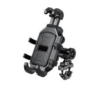 QGBKLZNZHP Porte Telephone Moto Support De Téléphone pour Moto Amortisseur Vibrations Navigation pour Mobile Anti-secousses pour Vélo Et Support Téléphone Vélo(Handlebar Install)