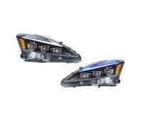 QGBKLZNZHP Séquentiels Feux Avants Pour LEXUS IS250 2006 2007 2008 2009 2010 2011 2012 Phares Avant Dynamiques À LED 2 Pièces(Amber Reflector LHD)