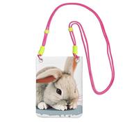 QGGHNISD Cry Rabbit Sac à bandoulière résistant à l'eau de grande capacité avec sangle réglable, sac à bandoulière compact en polyester, Fuchsia, Taille unique