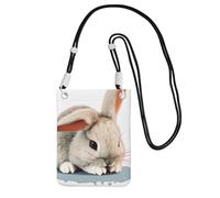 QGGHNISD Cry Rabbit Sac à bandoulière résistant à l'eau de grande capacité avec sangle réglable, sac à bandoulière compact en polyester, Noir , Taille unique
