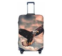 QGGHNISD Étui de protection pour microphone de karaoké - Résistant aux rayures - Élastique - Convient aux valises de 45,7 à 81,3 cm, L'aigle vole bravement dans le ciel, XL