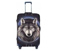 QGGHNISD Étui de protection pour microphone de karaoké - Résistant aux rayures - Élastique - Convient aux valises de 45,7 à 81,3 cm, Loups et attrape-rêves, M