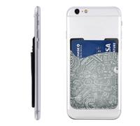 QGGHNISD Étui de téléphone pour chien avec support adhésif pour cartes d'identité et cartes de crédit pour l'arrière de la plupart des smartphones, Question de mathématiques., Taille unique