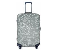 QGGHNISD Housse de protection élastique résistante aux rayures pour valises de 45,7 à 81,3 cm, Question de mathématiques., M