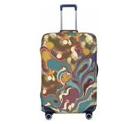 QGGHNISD Housse de protection pour bagage avec visage de panda - Résistant aux rayures - Élastique - Convient aux valises de 45,7 à 81,3 cm, Romano Art_79253158, S