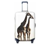 QGGHNISD Housse de protection pour bagages de voyage élastique résistante aux rayures pour valises de 45,7 à 81,3 cm, Girafe africaine., M