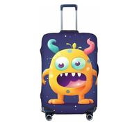 QGGHNISD Housse de protection pour bagages - Résistante aux rayures - Élastique - Convient aux valises de 45,7 à 81,3 cm, Monstre coloré, S