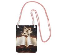 QGGHNISD Magic Book Sac à bandoulière résistant à l'eau de grande capacité avec sangle réglable, sac à bandoulière compact en polyester, rose, Taille unique