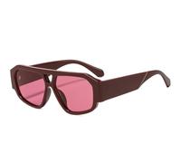 QGGNMGT Lunettes de soleil classiques à double pont pour femmes, lunettes de soleil rétro de luxe pour hommes, lunettes de soleil unisexes pour les sports de plein air et la conduite, protection UV4