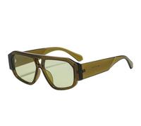 QGGNMGT Lunettes de soleil classiques à double pont pour femmes, lunettes de soleil rétro de luxe pour hommes, lunettes de soleil unisexes pour les sports de plein air et la conduite, protection UV4