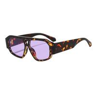 QGGNMGT Lunettes de soleil classiques à double pont pour femmes, lunettes de soleil rétro de luxe pour hommes, lunettes de soleil unisexes pour les sports de plein air et la conduite, protection UV4