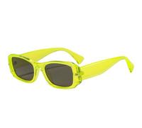QGGNMGT Lunettes de soleil de luxe pour femmes, style rétro, pour hommes, protection UV400 (vert-gris)