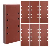 QGGTQG Lot de 30 feuilles abrasives 93 x 230 mm 6 grains 60/80/120/180/320/400 pour le ponçage du bois et du métal Accessoires Matériaux pour ponceuse orbitale