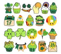 QGHSkOMk Lot de 21 breloques vertes en forme de chaussure pour filles - Accessoires de chaussures kawaii pour garçons et adultes - Cadeau d'anniversaire à faire soi-même - Décorations de chaussures en