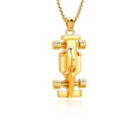QGJNSGC Collier urne urne pour cendres pour femmes et hommes Formule ONE Voiture de course Pendentif cendres de voiture Crémation Bijoux Mémorial Pendentif souvenir Porte-cendres Bijoux Cadeau