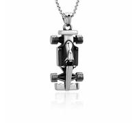QGJNSGC Collier urne urne pour cendres pour femmes et hommes Formule ONE Voiture de course Pendentif cendres de voiture Crémation Bijoux Mémorial Pendentif souvenir Porte-cendres Bijoux Cadeau