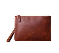 QGKWJP Enveloppe Pochette Pochette Sac d'affaires rétro pour Hommes Sac pour Hommes de Grande capacité Sac de Fichier Le Choix Le Plus idéal (Color : A, Size : 28 * 19cm)