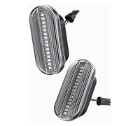 QGMKMVZZBK Pour Fiesta Pour Focus Pour Galaxy Clignotant Latéral Dynamique LED X2 Capuchon De Clignotant(Smoke Dynamic)