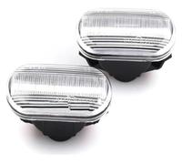 QGMKMVZZBK Pour Navara Pour Cube Pour Pathfinder R51 Pour Qashqai Feu Position Latéral Dynamique 12 V 2 pièces NIS-26160AX001 Capuchon De Clignotant(Dynamic Smoked)