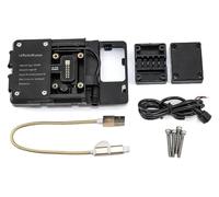 QGMKMVZZBK Support De Montage GPS pour Enfield pour Himalayan 2016-2020 Support De Plaque Navigation pour Téléphone Portable GPS pour Pare-Brise Moto(Mobile Phone Holder)