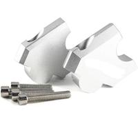 QGMKMVZZBK Tige De Guidon Riser pour CRF1100L pour CRF1000L pour CRF1100 pour Africa Twin pour Adventure Sports 2020 Support De Guidon Moto Riser(Silver 1)