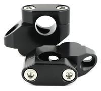 QGMKMVZZBK Tige De Guidon Riser pour TDM 850 1991-2011 Rehausseurs De Guidon Décalés 22 Mm 7/8" Colliers Fixation Poignées(Noir)