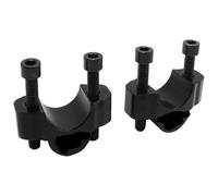 QGMKMVZZBK Tige De Guidon Riser pour TENERE 700 pour XT700Z 2019-2023 Cache Supérieur De Fixation Guidon Support 20 Mm pour Moto(Noir)