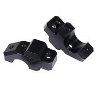 QGMKMVZZBK Tige De Guidon Riser pour Tracer 900 900GT pour GT pour MT09 pour FJ09 pour FJ 09 2015 2016 2017 2018 2019 2020 2021 Rehausseur De Guidon Moto Support Collier Serrage(Noir)