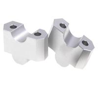 QGMKMVZZBK Tige De Guidon Riser pour Z750S pour Z1000 pour Z1000SX 2011 2012 2013 2014 2015 2016 Kit De Rehausseurs Guidon(Argent)