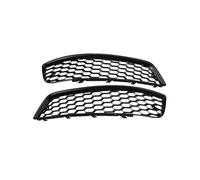 QGQFDEYUNB Grille de calandre de Voiture Couverture de calandre en Maille pour Phare antibrouillard Avant Voiture, 2 pièces, pour A3 8P 2009 - 2013, 8P0807681 8P0807682(No Railing)